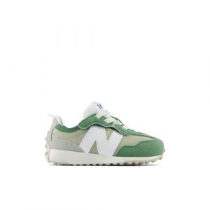 New Balance Kids' 327 NEW-B HOOK & LOOP in Green/Grey Synthetic