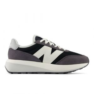 New Balance Unisex 370 in Grey/White Suede/Mesh