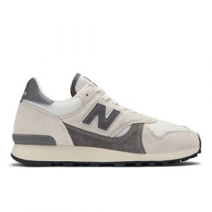 New Balance Men's 475 in White/Grey Leather