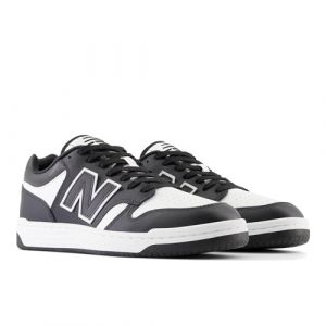 New Balance Men's 480 White/Black Low Top Sneaker Shoes 10