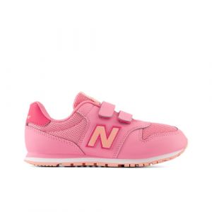 New Balance Kids' 500 Hook & Loop in Pink Synthetic