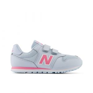 New Balance Kids' 500 Hook & Loop in Blue/Pink Synthetic