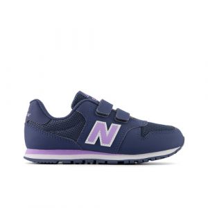 New Balance Kids' 500 Hook & Loop in Blue/Purple Synthetic