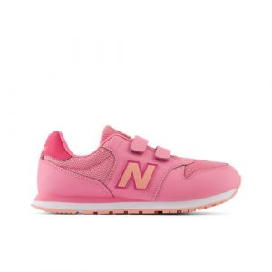 New Balance Kids' 500 Hook & Loop in Pink Synthetic