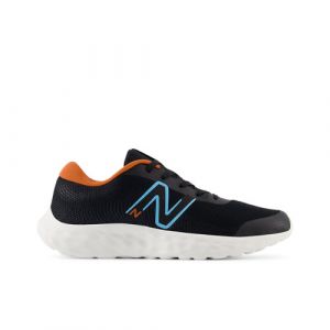 New Balance Kids' 520v8 in Black/Blue/Orange Mesh