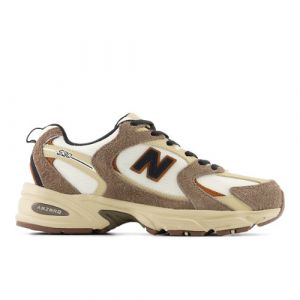 New Balance Men's 530 in Brown/Beige Suede/Mesh