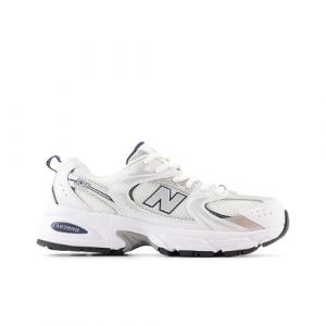 New Balance Kids' 530 in White/Blue/Grey Synthetic