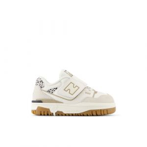 New Balance Infants' 550 HOOK & LOOP in White/Beige Synthetic