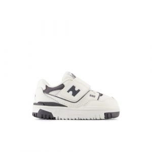 New Balance Infants' 550 HOOK & LOOP in White/Grey Synthetic