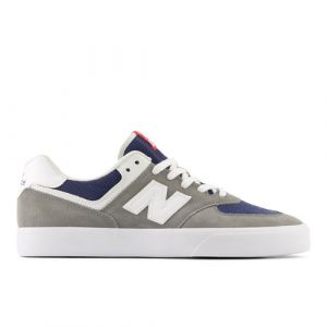 New Balance Men's NB Numeric 574 Vulc in Grey/White Suede/Mesh