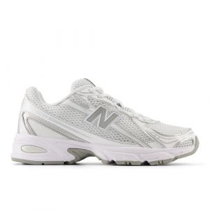 New Balance Unisex 740 in White/Grey Synthetic