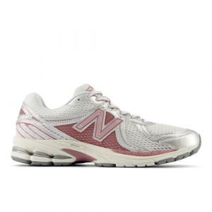 New Balance Unisex 860v2 in Grey/Pink Synthetic