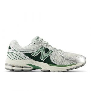 New Balance Unisex 860v2 in Grey/Green/White Synthetic