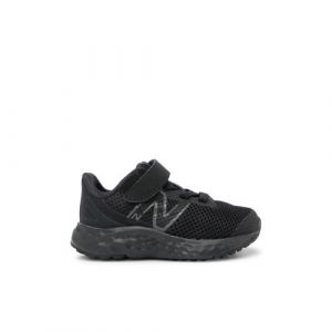 New Balance Infants' Fresh Foam Arishi v4 Bungee Lace with Top Strap in Black Synthetic