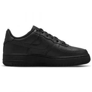 NIKE Air Force 1 GS Great School Trainers Sneakers Fashion Shoes DH2920 (Black/Black 001) Size UK4.5 (EU37.5)