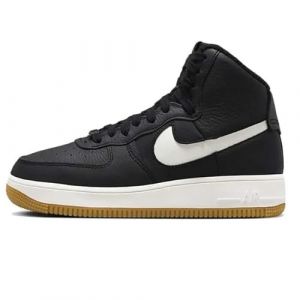 NIKE Air Force 1 Sculpt Women's Trainers Sneakers Fashion Shoes DQ5007 (Black/Gum Medium Brown/Sail 001) UK4 (EU37.5)