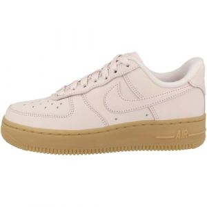 NIKE AIR Force 1 Premium Womens Fashion Trainers in Pearl Pink - 5 UK