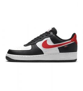 NIKE Air Force 1 '07 Next Nature Men's Trainers HM0721 (Black/University Red/White 002) UK 9.5 (EU 44.5)