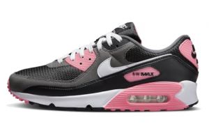 NIKE Air Max 90 Men's Trainers Sneakers Fashion Shoes HF9190 (Black/White-Iron Grey 001) UK6 (EU40)