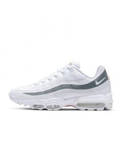 NIKE AIR MAX 95 Ultra Men's Trainers Sneakers Leather Shoes CI2298 (White/White/Spruce 100) UK9.5 (EU44.5)