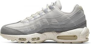 NIKE Air Max 95 QS Men's Fashion Trainers Sneakers Shoes DV2593 (Summit White/Cool Grey/Wolf Grey/Light Bone 100)