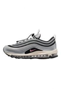 NIKE Air Max 97 Women's Trainers Sneakers Fashion Shoes FD0800 (Black/Metallic Silver/Light Orewood Brown/Desert Berry 001) UK4 (EU37.5)