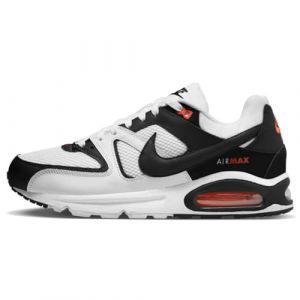 NIKE Air Max Command Men's Trainers Sneakers Shoes 629993 (White/Max Orange/Black 103) UK6.5 (EU40.5)