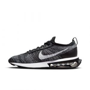 NIKE Air Max Flyknit Racer Men's Fashion Trainers Sneakers Shoes DJ6106 (Black/White 001) UK10 (EU45)