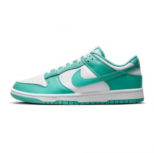 NIKE Dunk Low Retro Men's Trainers Sneakers White/Clear Jade DV0833-101 UK 10 (EU 45)