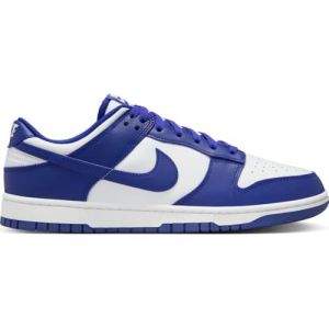 NIKE Dunk Low Retro Men's Trainers Sneakers Shoes DV0833 (White/University Red/Concord 103) UK9 (EU44)