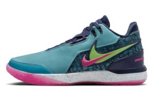 NIKE Lebron NXXT Gen AMPD Men's Trainers Sneakers Basketball Fashion Shoes FJ1566 (Dusty Cactus/Midnight Navy/Fierce Pink/Green Strike 300) UK7.5 (EU42)