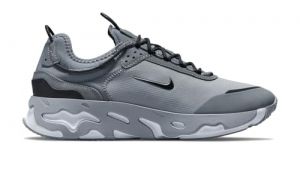 NIKE React Live Men's Trainers Sneakers Shoes DD6879 (Stadium Grey/Cool Grey/White/Black 001) UK10.5 (EU45.5)