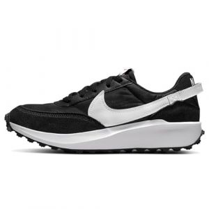 NIKE Waffle Debut Women's Trainers Sneakers Fashion Shoes DH9523 (Black/Orange/Clear/White 002) UK4.5 (EU38)