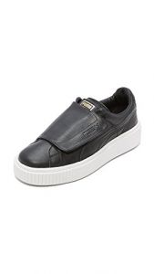 PUMA Women's Basket Platform Strap Wn Sneaker