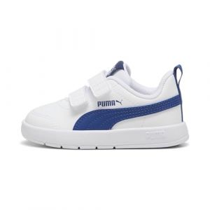 PUMA Courtflex V3 Sneakers Trainers Baby Boy - PUMA White-Clyde Royal - Infant Size UK 5