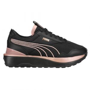 Puma Womens Cruise Rider Metallic Sneakers Shoes Casual - Black