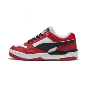 PUMA Men's Rebound Retro Sneaker Black-for All Time Red