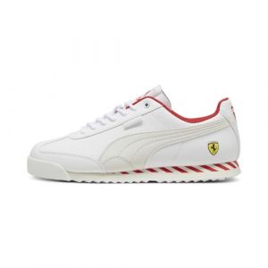 PUMA Men's Ferrari Roma Via Sneaker White-Vapor Gray