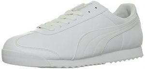 PUMA Men's Roma Basic White/Light Grey Sneaker