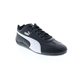 PUMA Mens Speedcat Shield Leather Lace Up Sneakers Shoes Casual - Black