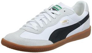 PUMA Men's Super Liga Og Sneaker White Black Team Gold