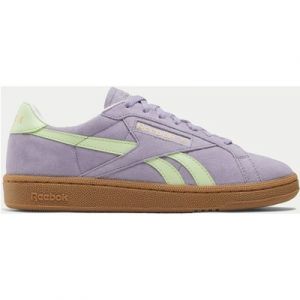 Reebok Women's Club C Grounds Trainers - Dusk Purple/Astro Lime/Gum -  Size: UK 8