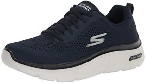 Skechers Go Walk Hyper Burst Womens Navy Trainer - Size 6 UK - Blue