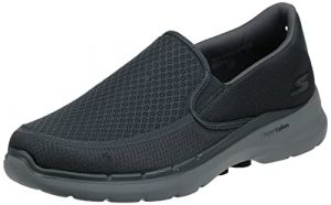 Skechers Men's Gowalk 6 Orva Low Top Sneaker Shoes Charcoal Gray 10.5