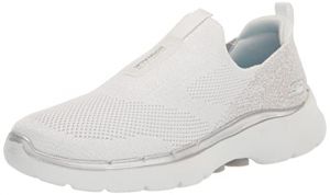 Skechers Womens Go Walk 6 - Glimmering Sneaker