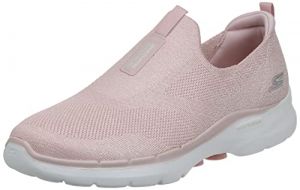 Skechers Women's GO Walk 6 Glimmering Sneaker