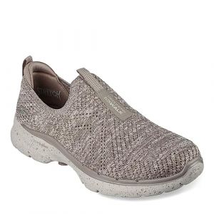 Skechers Women's Go Walk 6 Textured Knit Fabric Sneaker