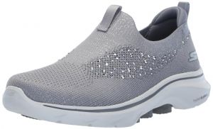 Skechers Women's GO Walk 7 Bling Sneaker