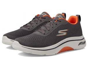 Skechers Go Walk Arch Fit 2.0 - Idyllic Sneaker for Mens (216516) Charcoal/Orange 13