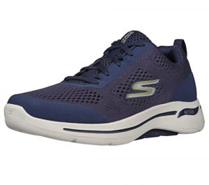 Skechers Go Walk Arch Fit - Idyllic Navy/Gold 7.5 EE - Wide